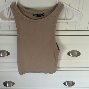 Tan Zara Crop Top